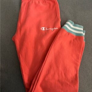 Champion Coral Reverse Weave Sweatpants